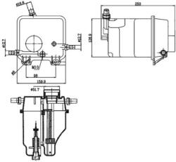 MAHLE Vas de expansiune, racire MAHLE BEHR CRT 125 000S (CRT 125 000S)
