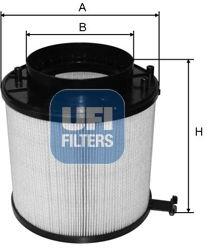 UFI Filtru aer UFI 27.692. 00 (27.692.00)