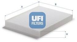 UFI Filtru, aer habitaclu UFI 53.555. 00 (53.555.00)