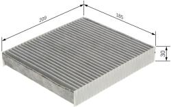 Bosch Filtru, aer habitaclu BOSCH 1 987 435 570 (1 987 435 570)