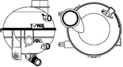 MAHLE Vas de expansiune, racire MAHLE BEHR CRT 18 000S (CRT 18 000S)