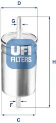 UFI filtru combustibil UFI 31.722. 00 (31.722.00)
