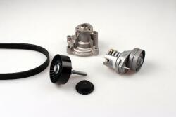 HEPU Pompa apa + Set curea transmisie cu caneluri HEPU PK05810 (PK05810) - automobilus