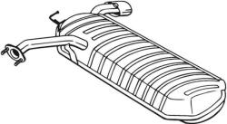 BOSAL Toba esapament finala BOSAL 169-039 (169-039)