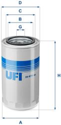 UFI Filtru ulei UFI 23.471. 00 (23.471.00)
