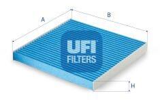 UFI Filtru, aer habitaclu UFI ARGENTIUM 34.288. 00 (34.288.00)