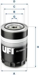 UFI Filtru ulei UFI 23.102. 00 (23.102.00)