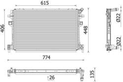 MAHLE Radiator, racire motor MAHLE BEHR *** PREMIUM LINE *** CR 959 001P (CR 959 001P)