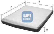 UFI Filtru, aer habitaclu UFI 53.205. 00 (53.205.00)