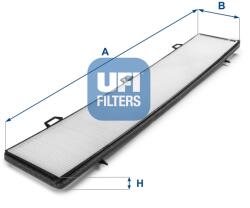 UFI Filtru, aer habitaclu UFI 53.236. 00 (53.236.00)
