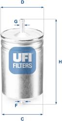 UFI filtru combustibil UFI 31.583. 00 (31.583.00) - automobilus