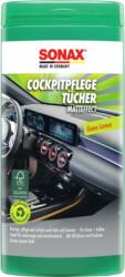 SONAX Servetele de curatat SONAX Cockpit Care Wipes Matt effect Green Lemon 04128000 (04128000)