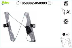 VALEO Mecanism actionare geam VALEO 850982 (850982) - automobilus