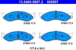 ATE set placute frana, frana disc ATE 13.0460-5897.2 (13.0460-5897.2)