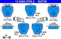 ATE set placute frana, frana disc ATE 13.0460-2700.2 (13.0460-2700.2)