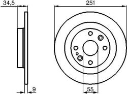 Bosch Disc frana BOSCH 0 986 478 701 (0 986 478 701)