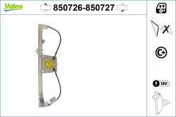 VALEO Mecanism actionare geam VALEO 850726 (850726)