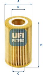 UFI Filtru ulei UFI 25.074. 00 (25.074.00)