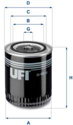 UFI Filtru ulei UFI 23.465. 00 (23.465.00)