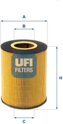 UFI Filtru ulei UFI 25.016. 00 (25.016.00)