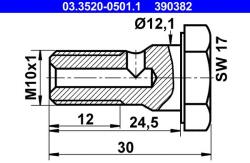ATE Surub gaurit ATE 03.3520-0501.1 (03.3520-0501.1)