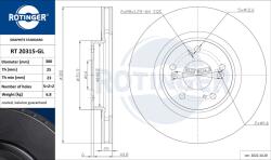 ROTINGER Disc frana ROTINGER GRAPHITE LINE RT 20315-GL (RT 20315-GL)