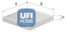 UFI Filtru, aer habitaclu UFI 53.532. 00 (53.532.00)