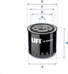UFI Filtru ulei UFI 23.564. 00 (23.564.00)
