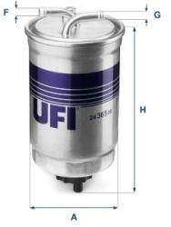 UFI filtru combustibil UFI 24.365. 00 (24.365.00)