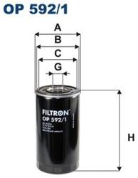 FILTRON Filtru ulei FILTRON OP 592/1 (OP 592/1)