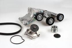 HEPU Pompa apa + Set curea transmisie cu caneluri HEPU PK15390 (PK15390) - automobilus