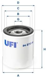 UFI filtru combustibil UFI 24.370. 00 (24.370.00)