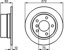 Bosch Disc frana BOSCH 0 986 478 439 (0 986 478 439)