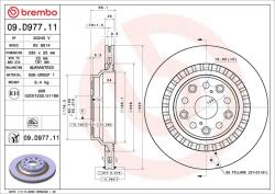 BREMBO Disc frana BREMBO PRIME LINE - UV Coated 09. D977.11 (09.D977.11)