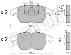 METELLI set placute frana, frana disc METELLI 22-0548-1 (22-0548-1)