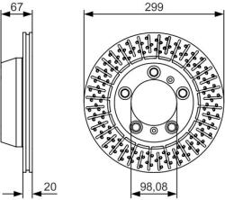 Bosch Disc frana BOSCH 0 986 479 A09 (0 986 479 A09)