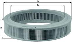 MAHLE Filtru aer MAHLE LX 108 (LX 108)
