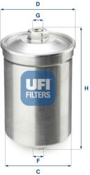 UFI filtru combustibil UFI 31.502. 00 (31.502.00)