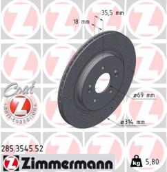 ZIMMERMANN Disc frana ZIMMERMANN SPORT Z 285.3545. 52 (285.3545.52)