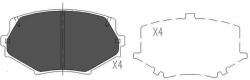 KAVO PARTS set placute frana, frana disc KAVO PARTS KBP-4527 (KBP-4527)