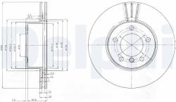 DELPHI Disc frana DELPHI BG3998 (BG3998)