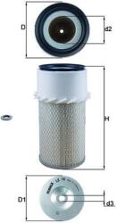 MAHLE Filtru aer MAHLE LX 16 (LX 16)