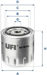 UFI Filtru ulei UFI 23.127. 02 (23.127.02)