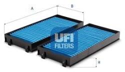 UFI Filtru, aer habitaclu UFI ARGENTIUM 34.243. 00 (34.243.00)