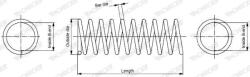 MONROE Arc spiral MONROE SPRINGS SE2353 (SE2353)