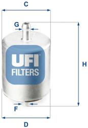 UFI filtru combustibil UFI 31.760. 00 (31.760.00)