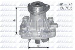DOLZ Pompă de apă, răcire motor DOLZ A330ST (A330ST)