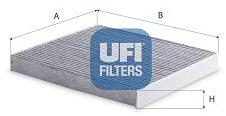 UFI Filtru, aer habitaclu UFI 54.437. 00 (54.437.00)