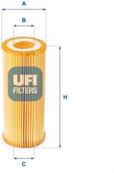 UFI Filtru ulei UFI 25.080. 00 (25.080.00)