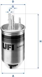 UFI filtru combustibil UFI 24.459. 00 (24.459.00)